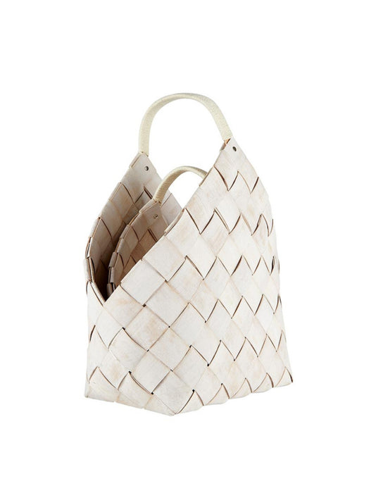 White Woven Baskets