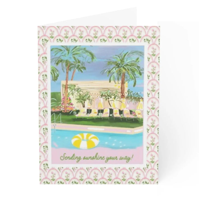 Sending Sunshine Greeting Card