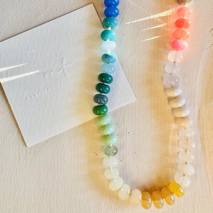 Rainbow Gemstone Necklace