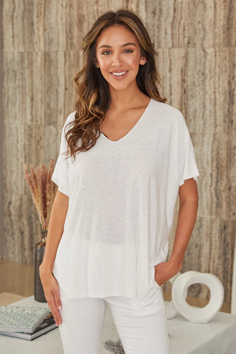 Cotton Air V-Neck