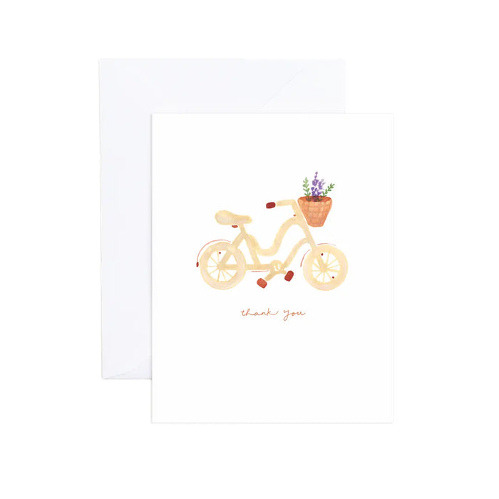 Beach Cruiser Thank You Card