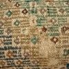 Close up of the weave and wear on a vintage Turkish pillow. The wear is considered part of the natural beauty of these vintage treasures.