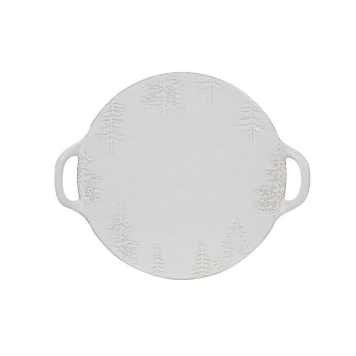 Winter Stoneware Tray