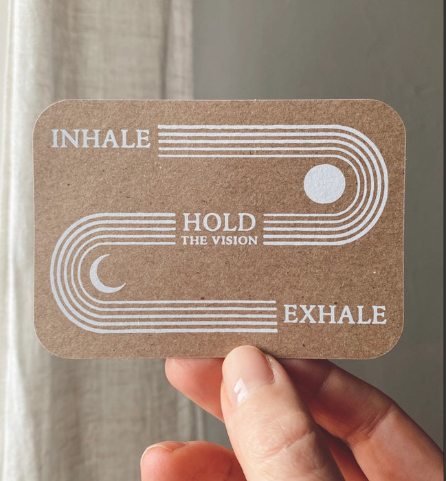 Inhale. Hold. Exhale. Sticker