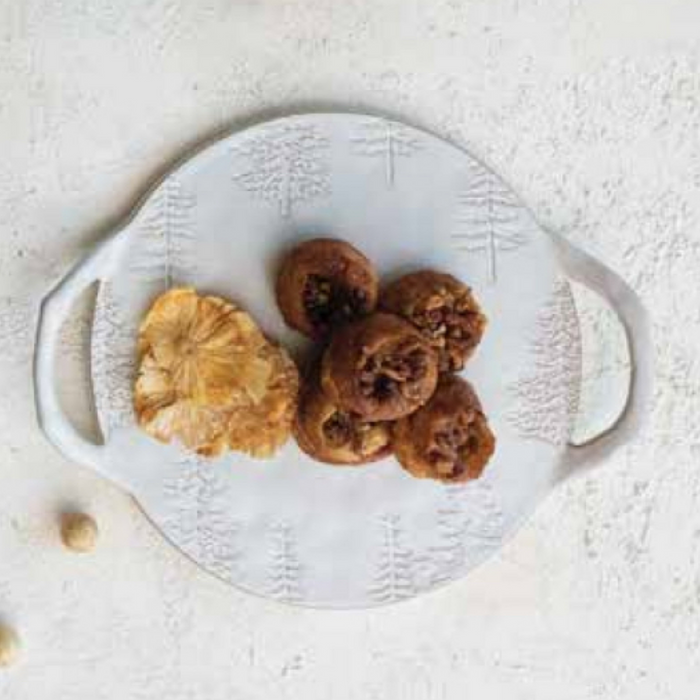 Winter Stoneware Tray