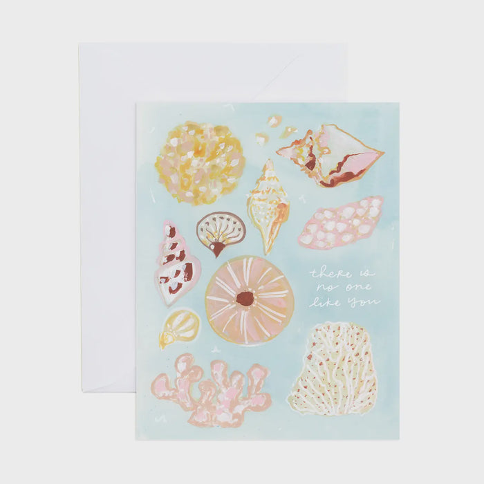 Coral + Shell Friendship Card