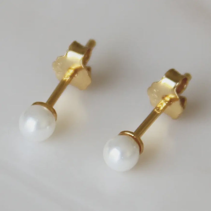 Tiny Pearl Studs