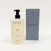 LAVUNE "Dusk" hand soap bottle and blue box packaging on a white background. 
15 fl oz/ 450mL