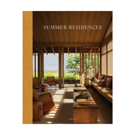 Summer Residences book by Beta Plus. Hardcover coffee table book that features 22 of the most beautiful summer residences from all over the world. Full color photography showcases projects by internationally acclaimed architects and designers. Hardcover 352 pages.