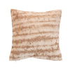 The Neutral  Tye Dye Pillow is a watery blend of sandy beige and soft nudes. 18" square, soft cotton-rayon chenille. Machine washable cover.