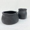 Flanders Farmhouse Vessel and Vase in matte black ceramic. Each sold separately.