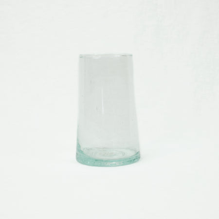 Large recycled glass tumbler by Hawkins NY.