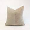 Seagrove pillow inspired by the beautiful Gulf coast, color blocked in a pale shade of sea foam green and natural flax. 100% linen. 20" square, down insert included.