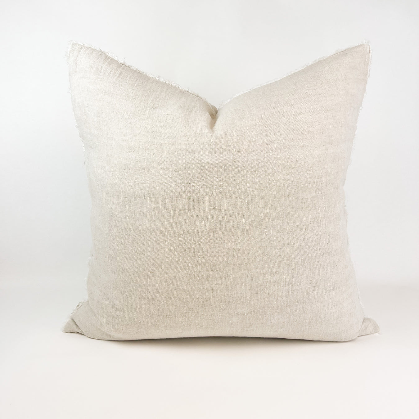Vintage Linen Pillow, Sand | 22