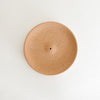 Speckled terra cotta incense dish. Earthy and minimal style. Boho chic jewelry or trinket dish. 4.75" diameter.
