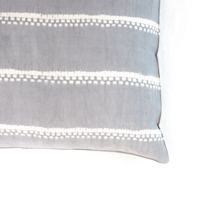 Tensira Grey stripe Headboard Pillow.