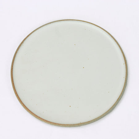 Matte white ceramic dinner plate by Humble Ceramics